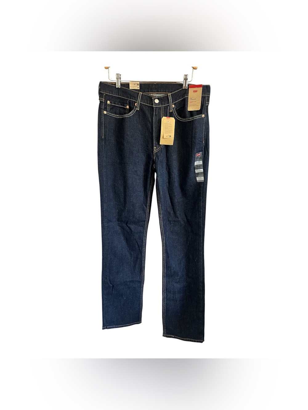 Levi's Men's Dark Blue Straight Leg Jeans